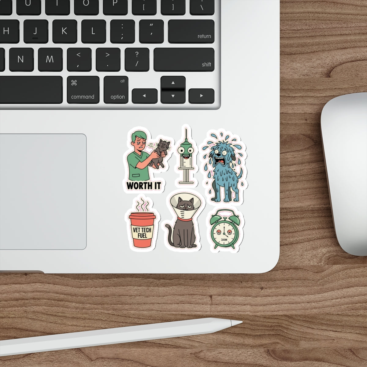 Vet Tech Dark Humor Sticker Pack | Funny Veterinary Technician Decals