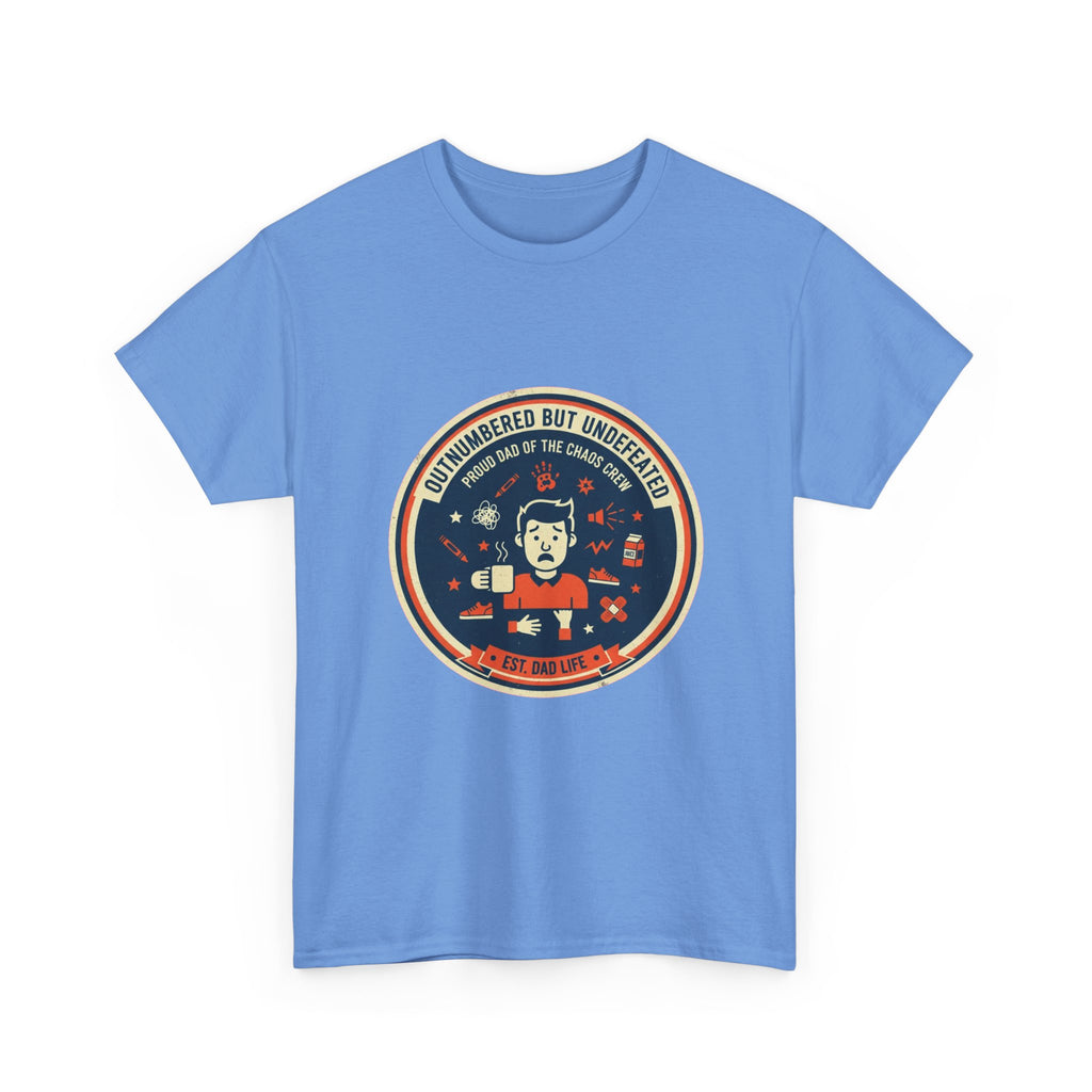 Proud Dad of a Chaos Crew Funny Father's Day T-Shirt | Retro Dad Gift