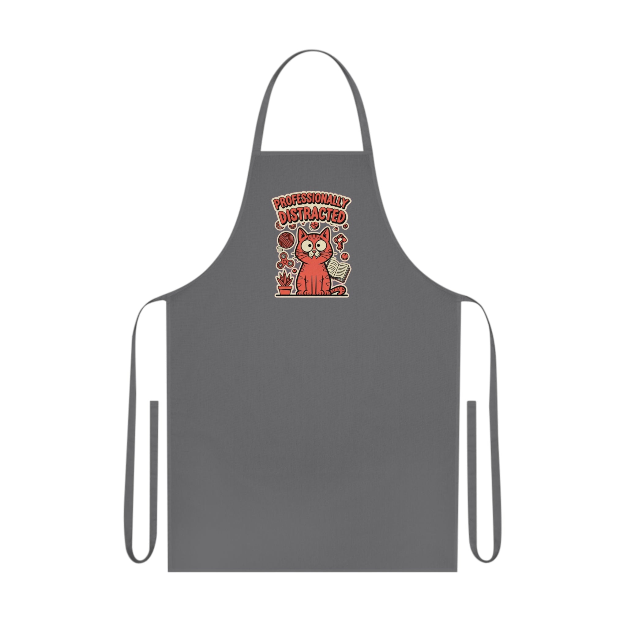 Neurodivergent Cat Lady Apron - Funny ADHD Autism Kitchen Apron Gift
