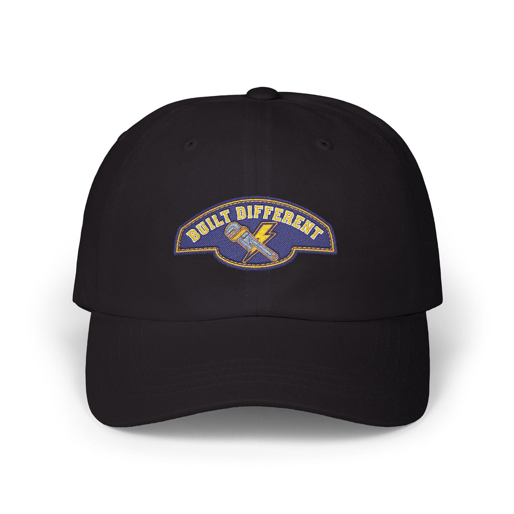 Trades Dad Cap - Blue Collar Embroidered Hat for Plumbers, Electricians & HVAC