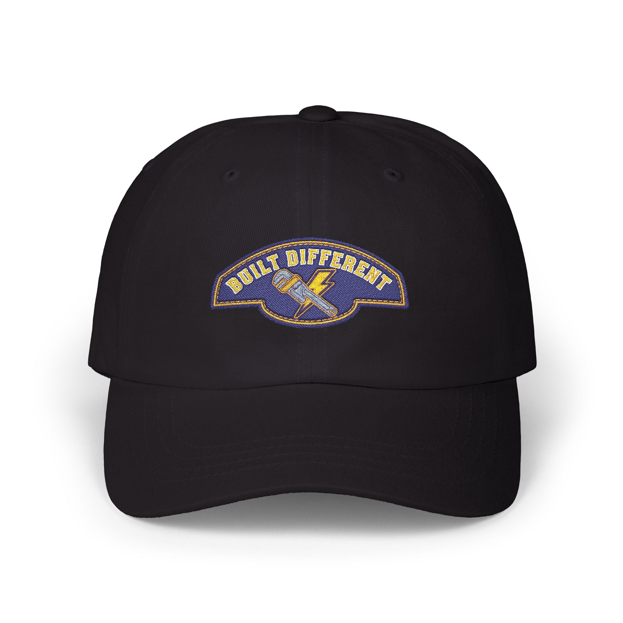 Trades Dad Cap - Blue Collar Embroidered Hat for Plumbers, Electricians & HVAC