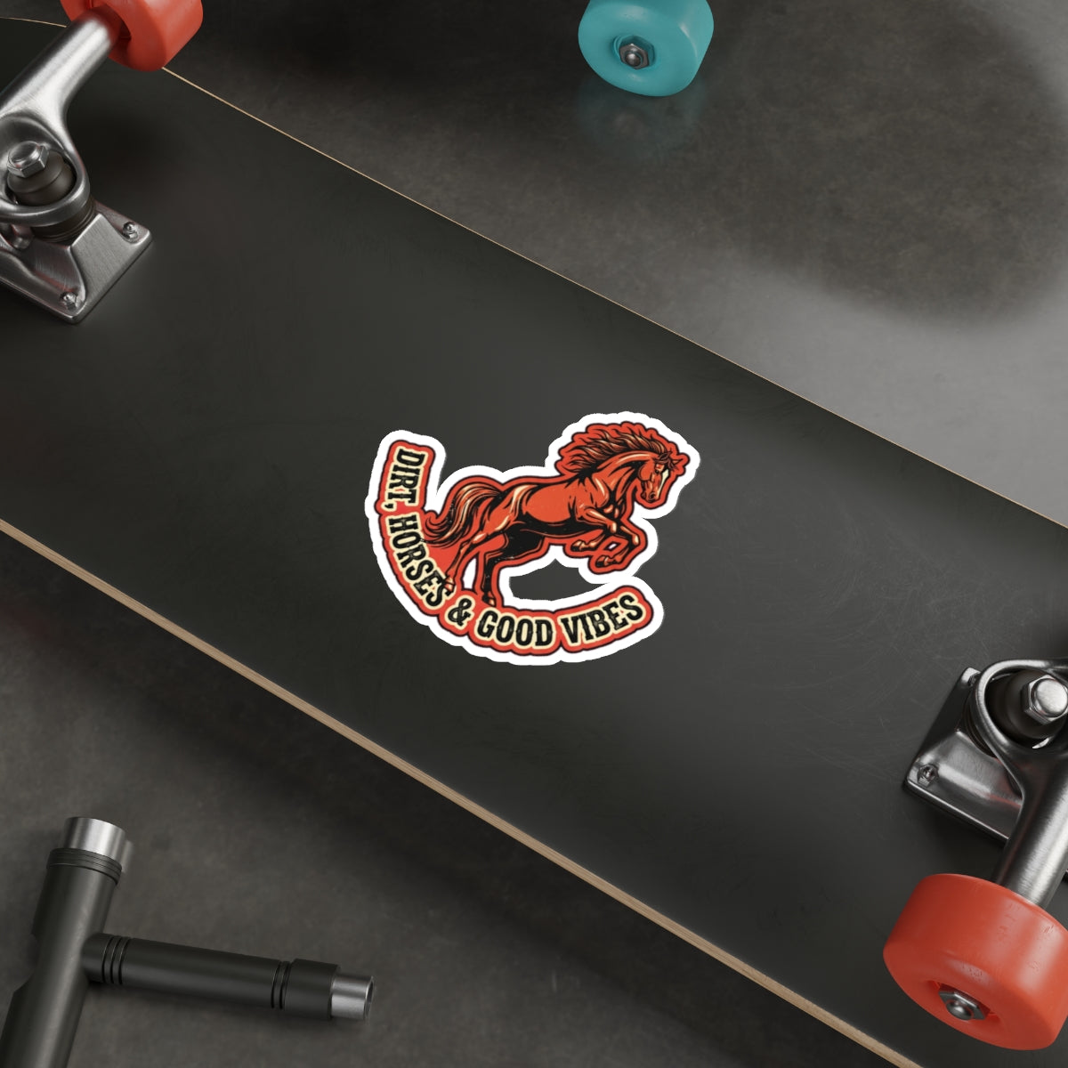 Horse Girl Barn Life Die-Cut Sticker | Vintage Western Equestrian Decal