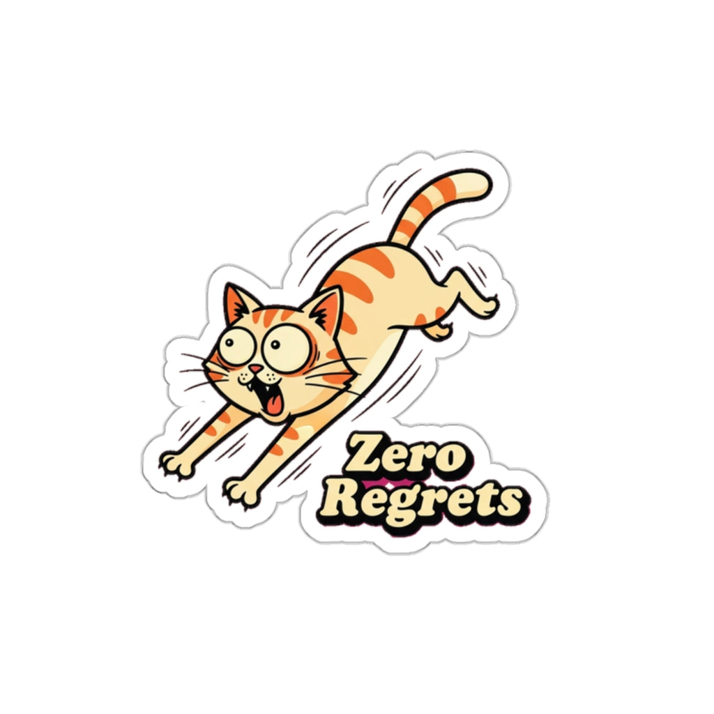 Funny Cat Zoomies Sticker | Cat Lover Gift | Die-Cut Vinyl Decal
