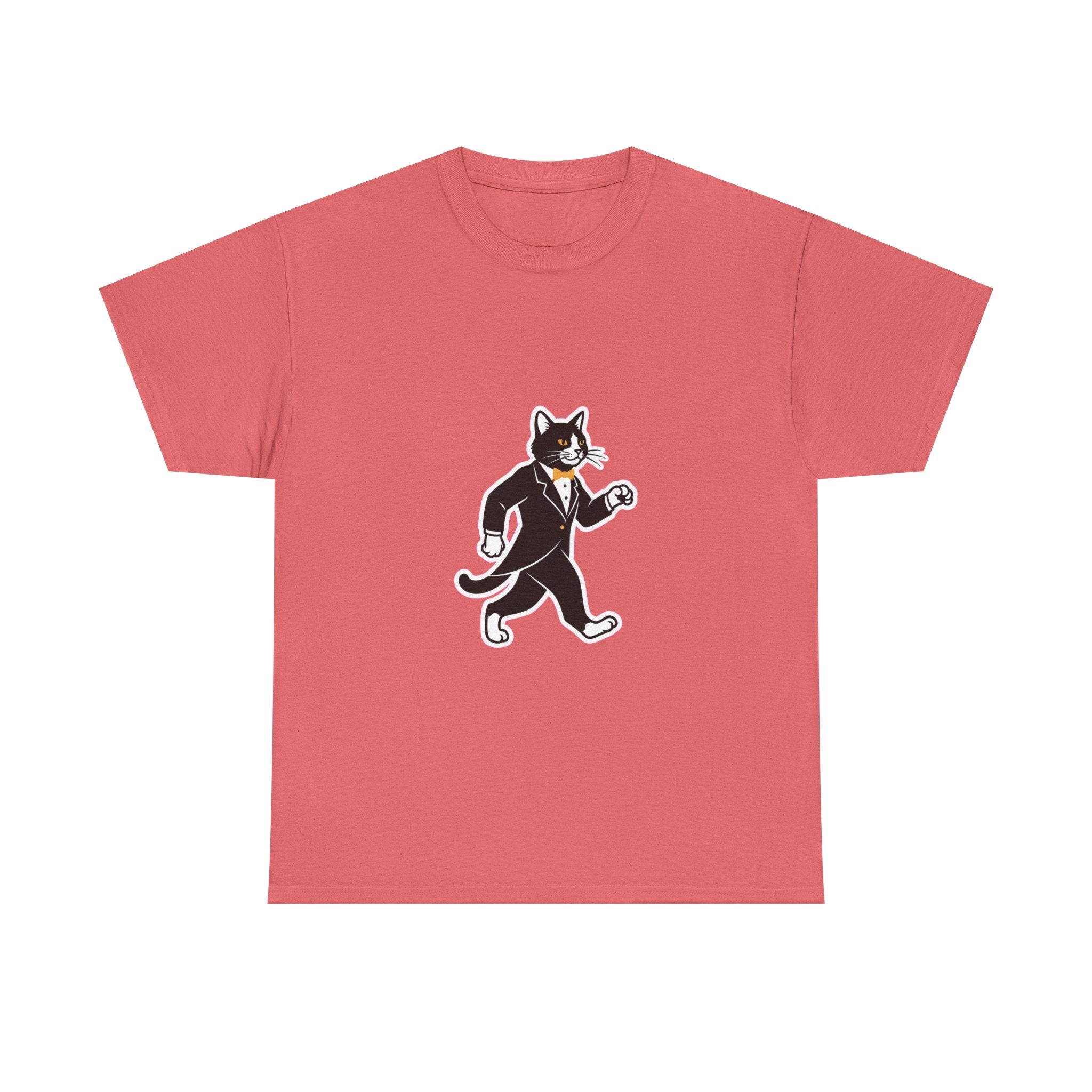 Tuxedo Cat Swagger T-Shirt | Funny Black & White Cat Art Tee for Cat Lovers