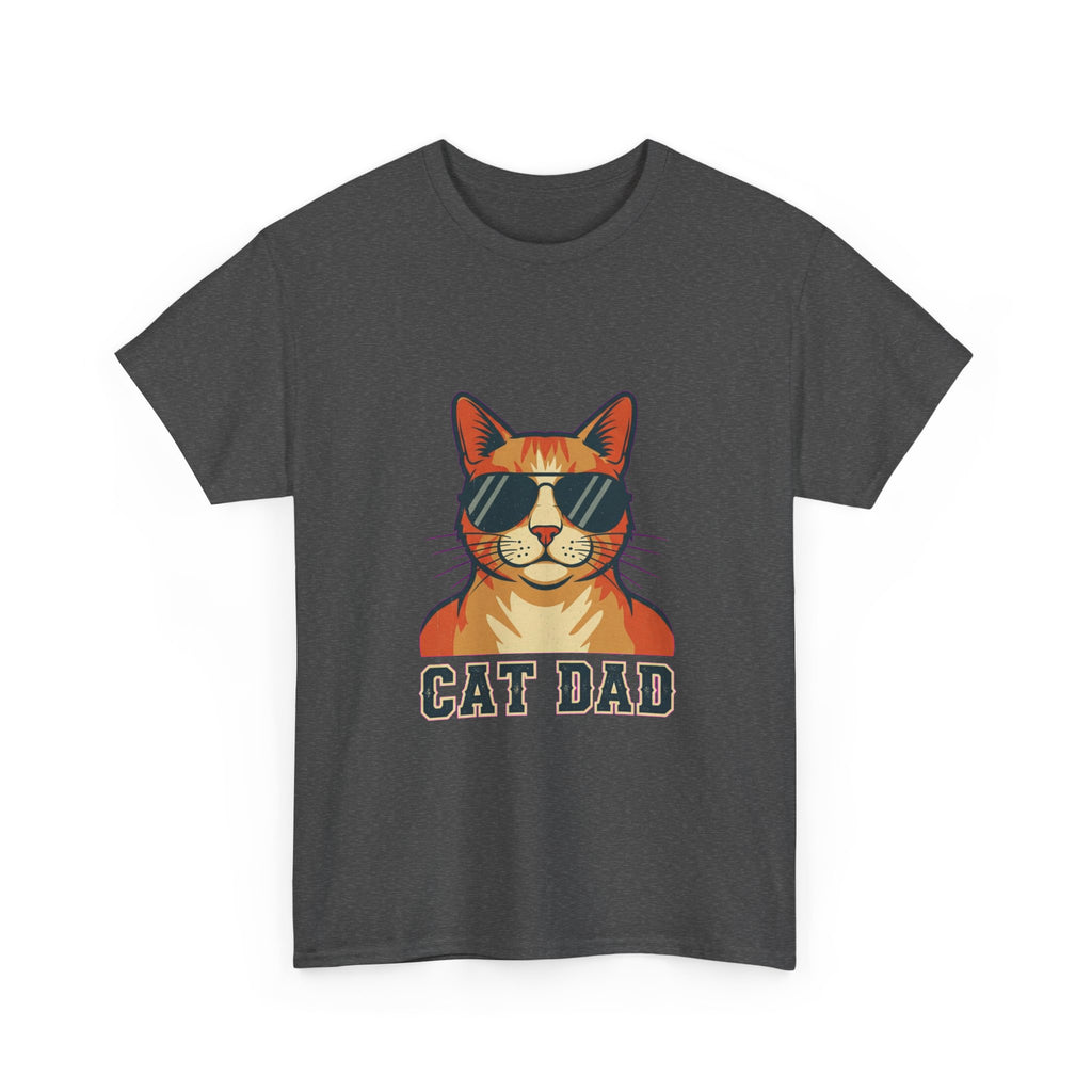 Cat Dad Pride Vintage Aviator T-Shirt | Funny Gift for Cat Dads