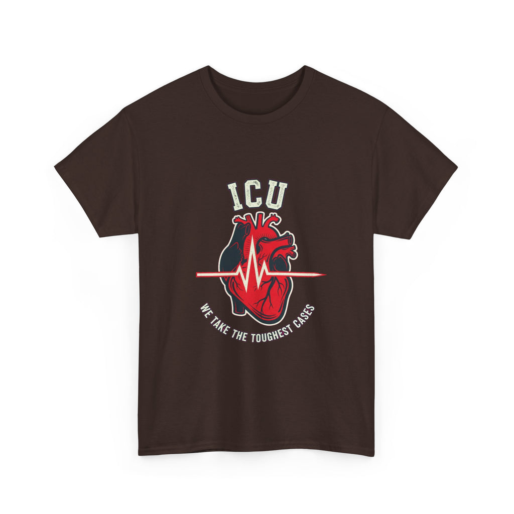 ICU Nurse Dark Humor T-Shirt | Critical Care RN Gallows Humor Tee