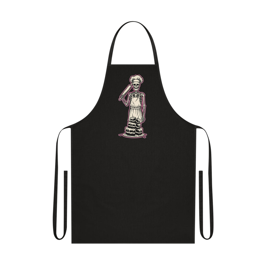 Skeleton Baker Apron | Dark Humor Baking Gift | Funny Kitchen Apron