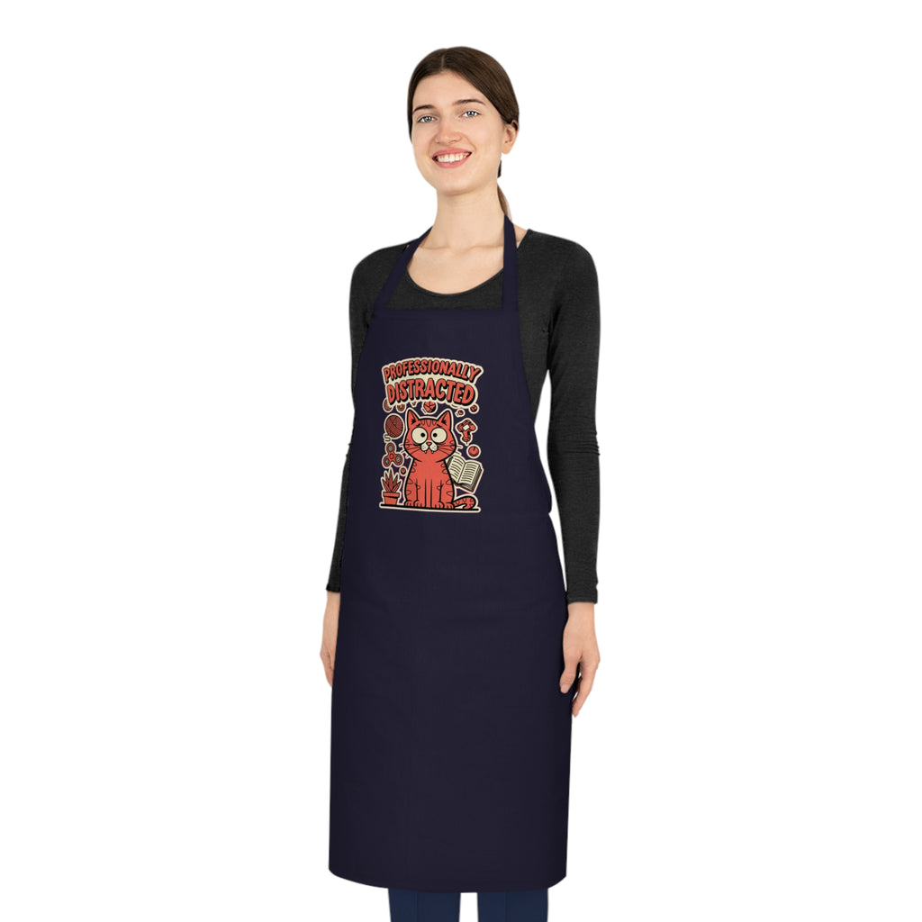 Neurodivergent Cat Lady Apron - Funny ADHD Autism Kitchen Apron Gift