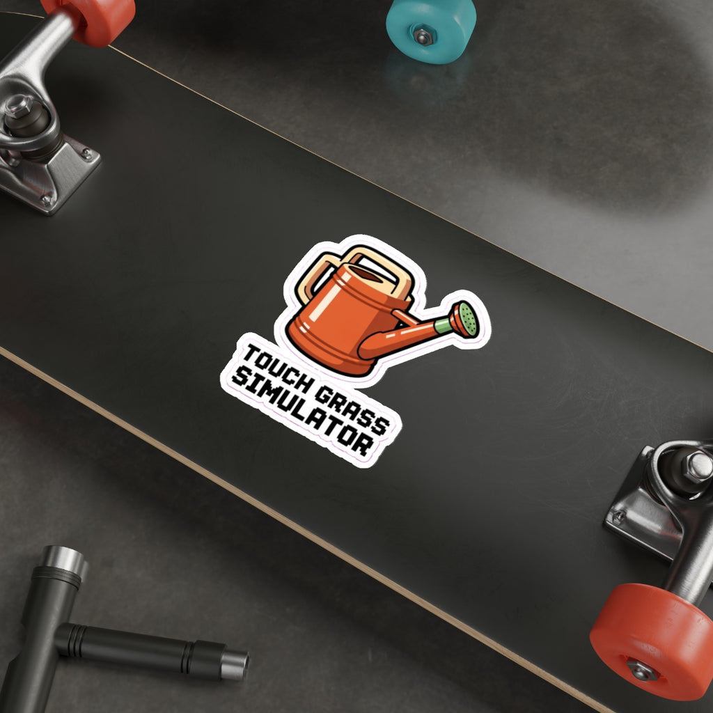 Touch Grass Simulator Stardew Valley Sticker | Cozy Gamer Decal