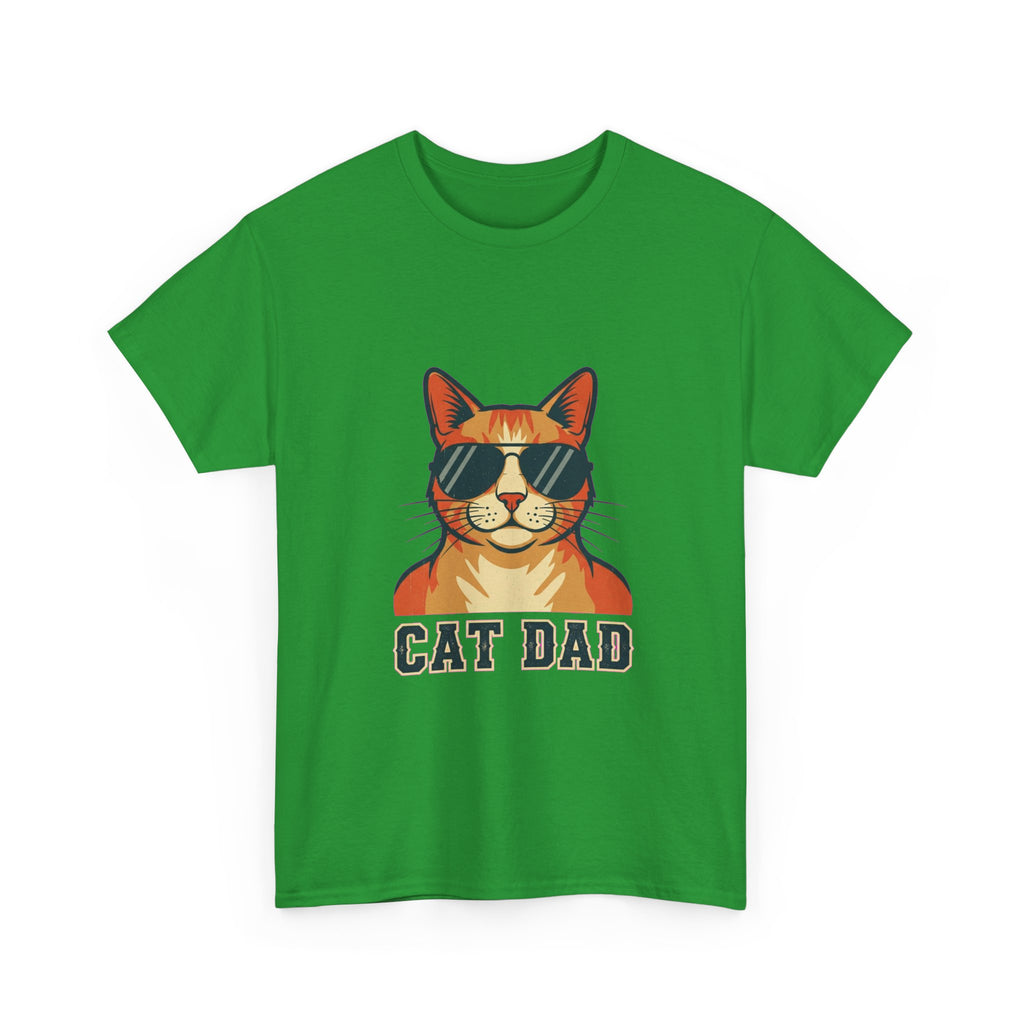 Cat Dad Pride Vintage Aviator T-Shirt | Funny Gift for Cat Dads