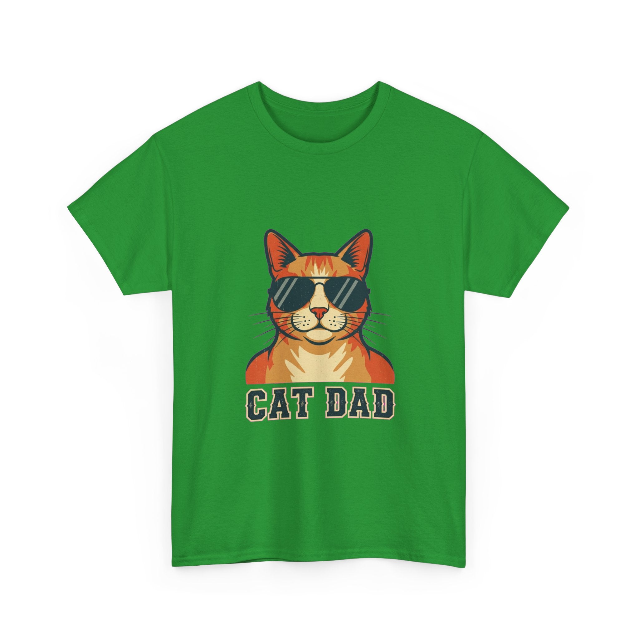 Cat Dad Pride Vintage Aviator T-Shirt | Funny Gift for Cat Dads