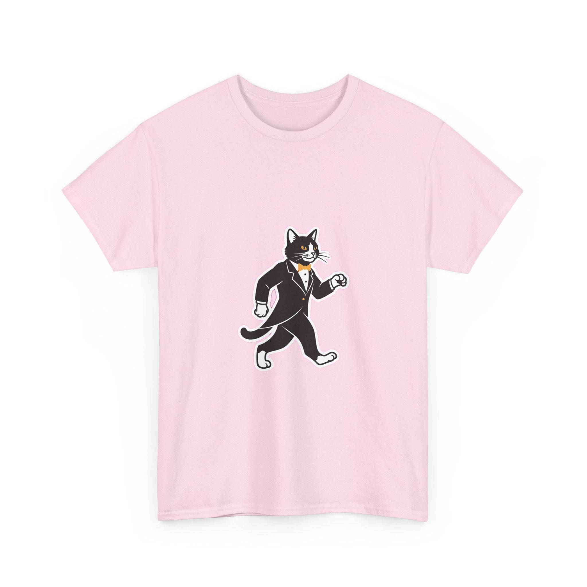 Tuxedo Cat Swagger T-Shirt | Funny Black & White Cat Art Tee for Cat Lovers