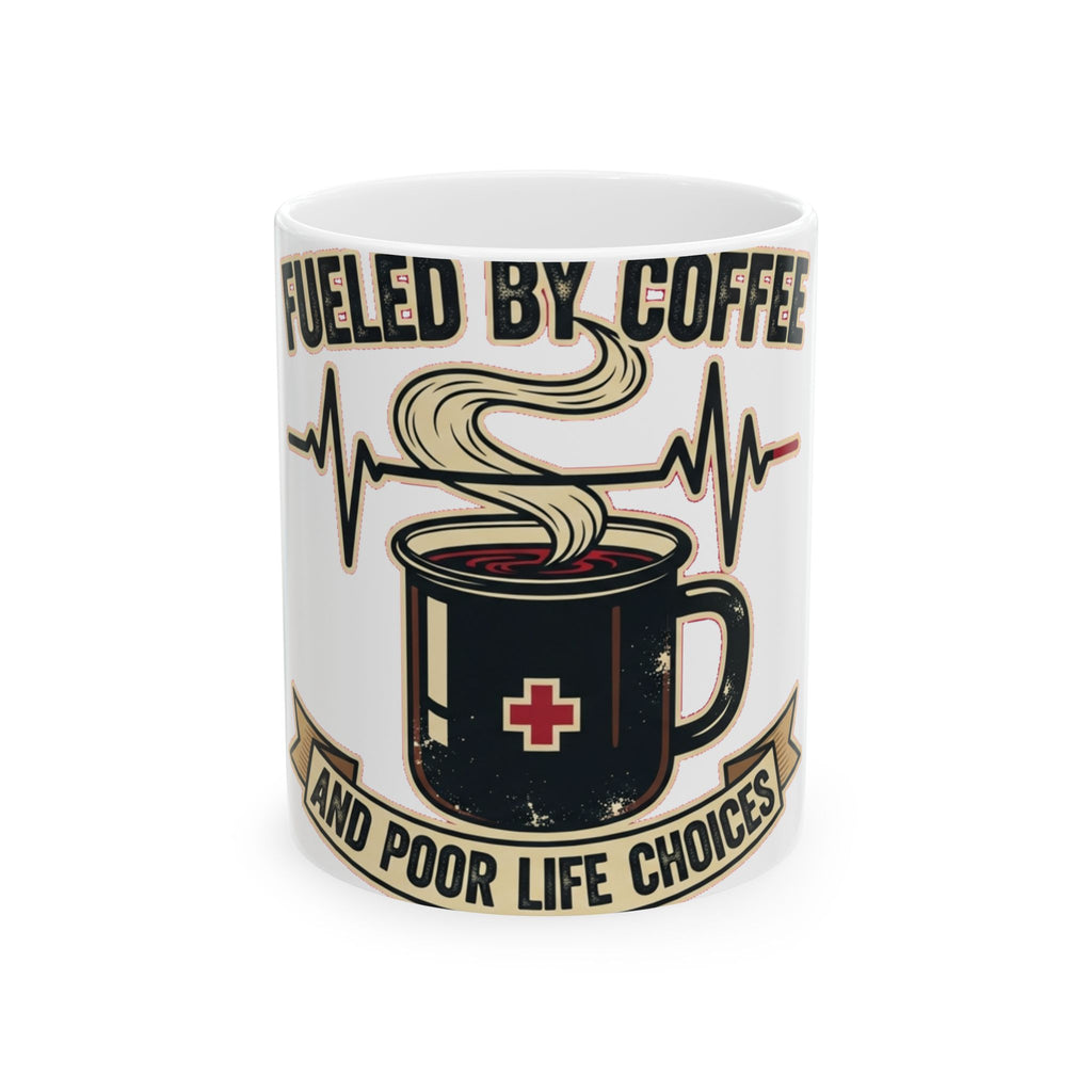 ICU Nurse Dark Humor Coffee Mug | ER Nurse Gift | Funny Scrub Life Cup
