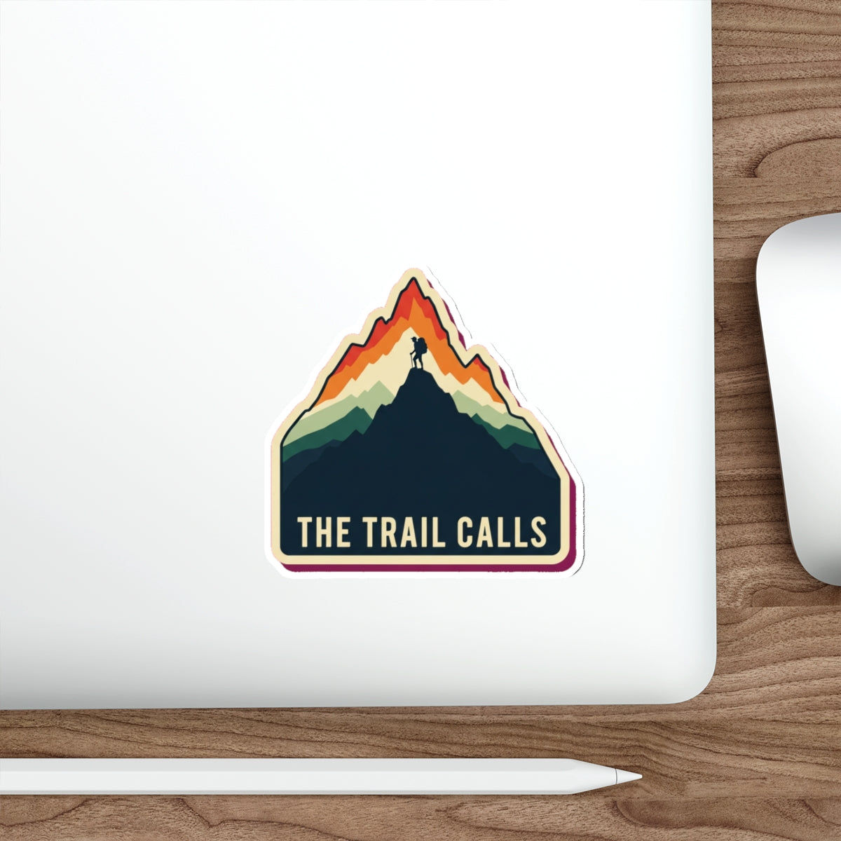 Vintage National Park Hiking Sticker | Trail Life Die-Cut Water Bottle Decal