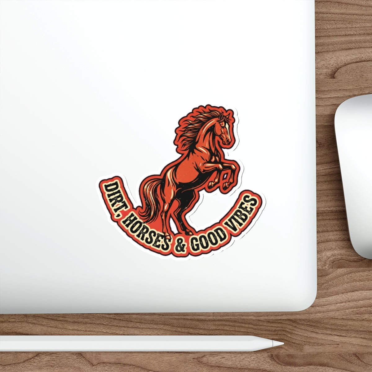 Horse Girl Barn Life Die-Cut Sticker | Vintage Western Equestrian Decal