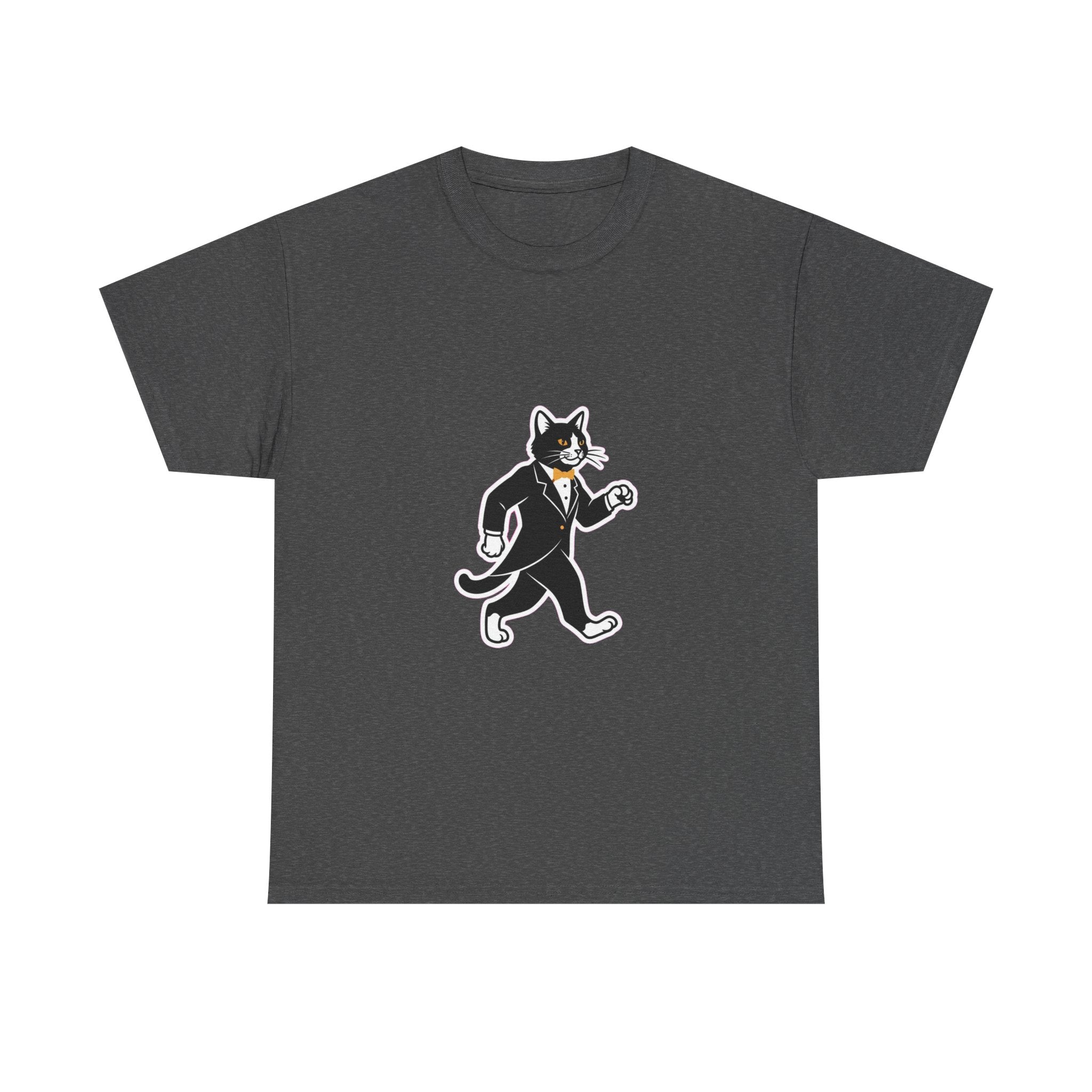 Tuxedo Cat Swagger T-Shirt | Funny Black & White Cat Art Tee for Cat Lovers