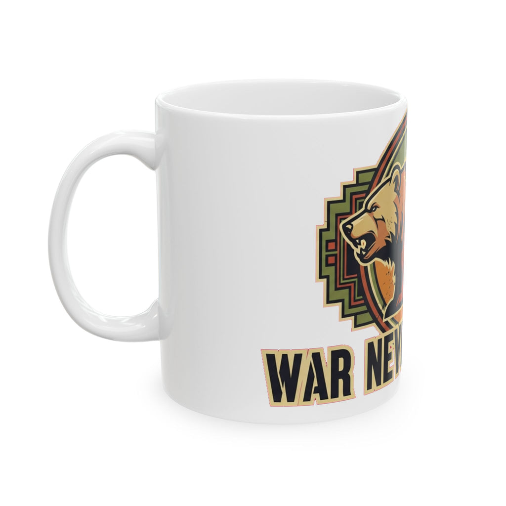 Fallout New Vegas NCR Double-Headed Bear Ceramic Mug | Gaming Coffee Cup