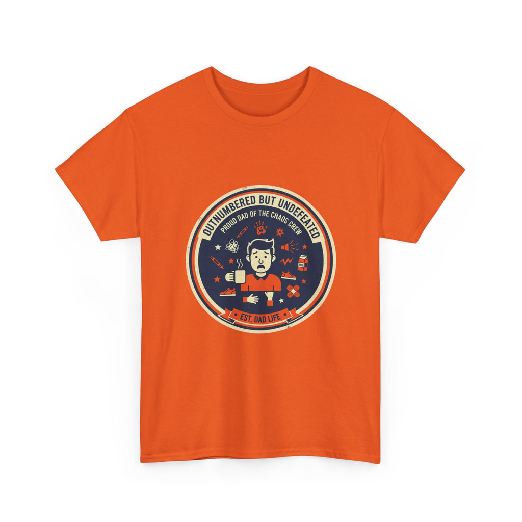 Proud Dad of a Chaos Crew Funny Father's Day T-Shirt | Retro Dad Gift