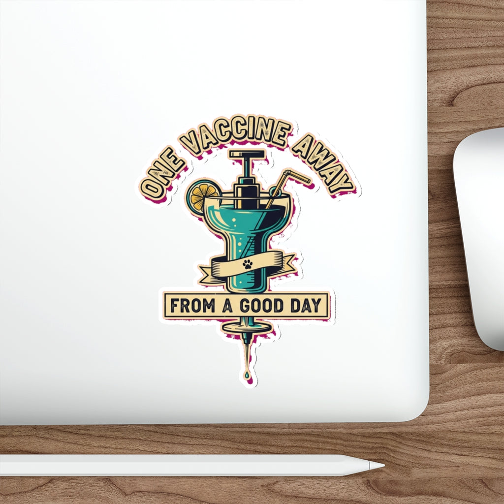 Funny Vet Tech Sticker | Dark Humor Veterinary Nurse Gift | Die-Cut Decal