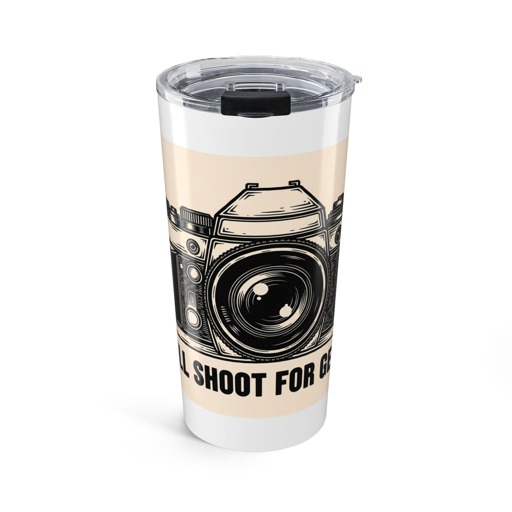Photographer Dark Humor Tumbler - Vintage Camera Gift for Photography Nerds