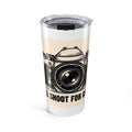 Photographer Dark Humor Tumbler - Vintage Camera Gift for Photography Nerds