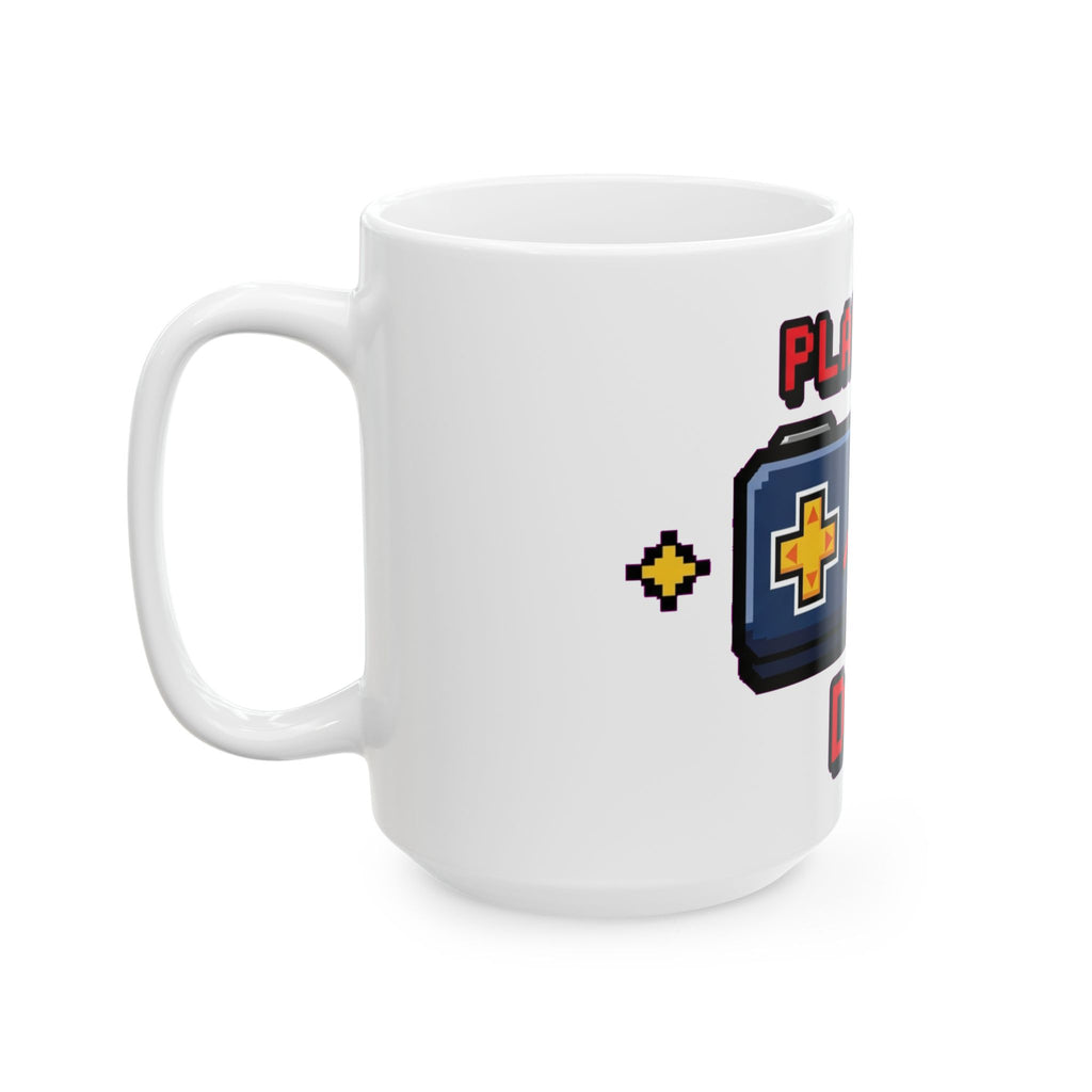 Retro Gamer Dad Mug - 8-Bit Controller Coffee Cup | Gaming Father Gift