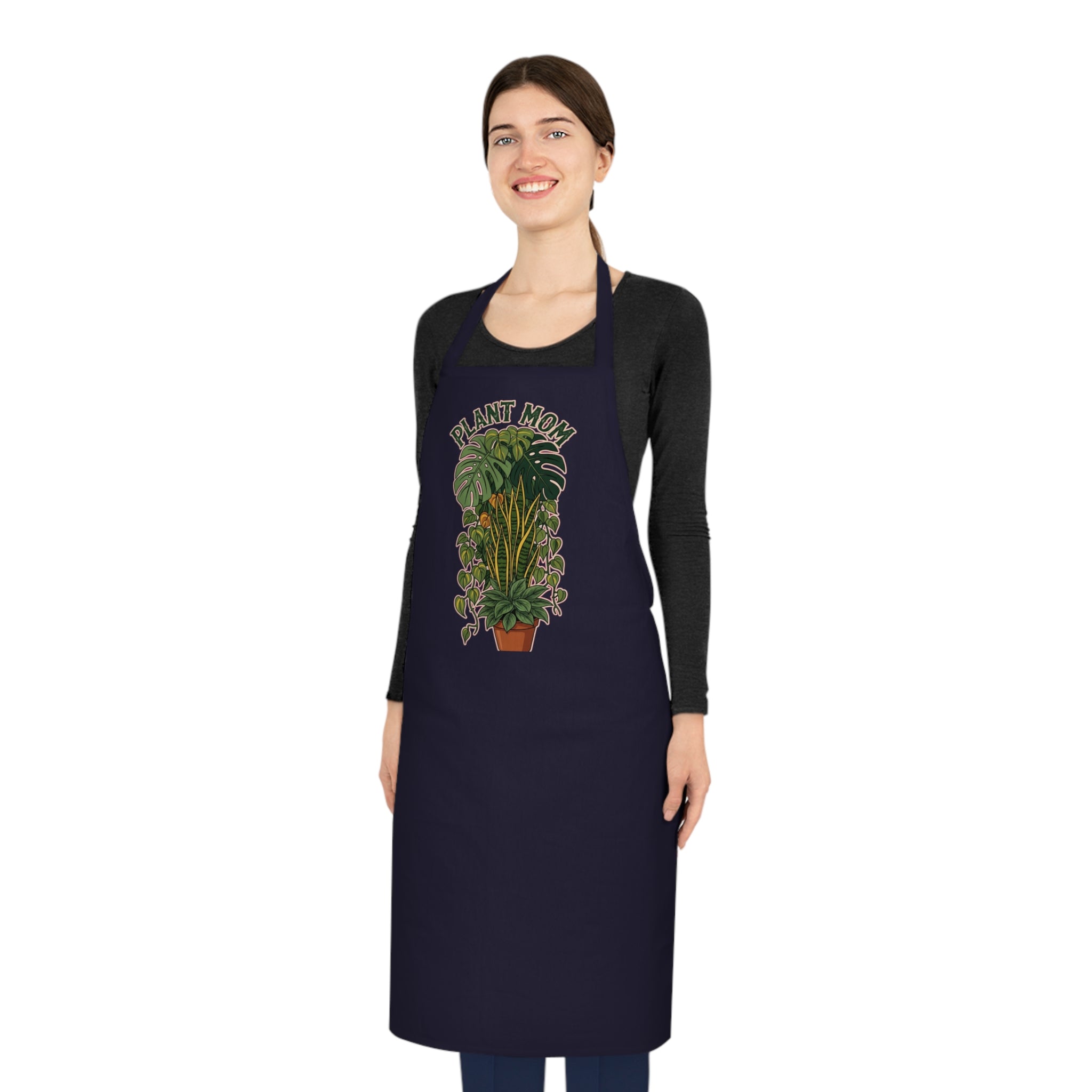 Plant Mom Apron | Vintage Botanical Garden Apron Gift for Plant Ladies