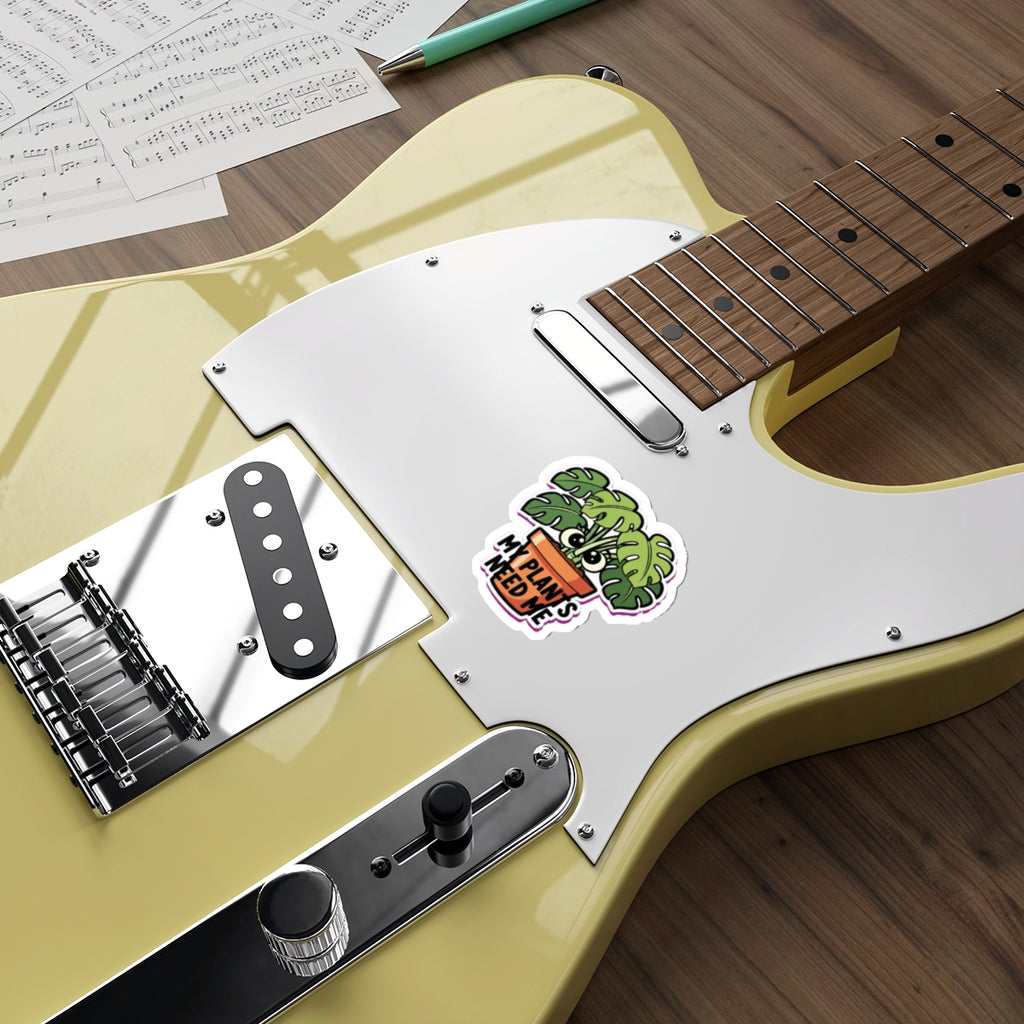 Plant Mom Sticker | Monstera Die Cut Sticker | Crazy Plant Lady Laptop Decal