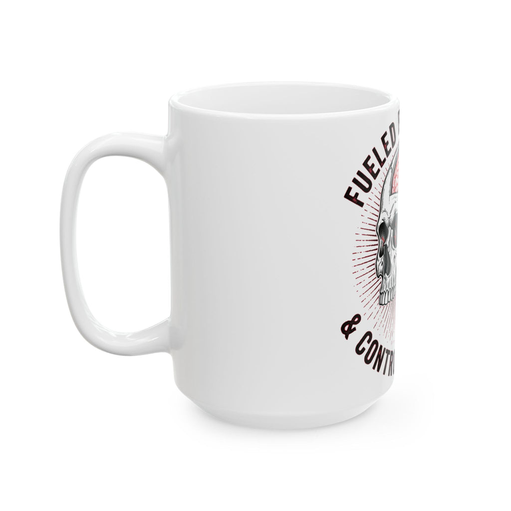 Anatomical Skull Nurse Coffee Mug | Dark Medical Humor Gift for Nurses