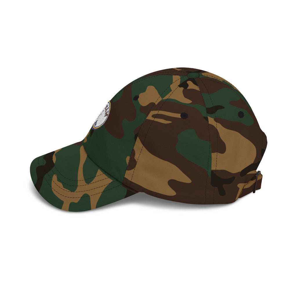 Cat Mom Embroidered Dad Cap - Magenta Baseball Hat for Cat Lovers