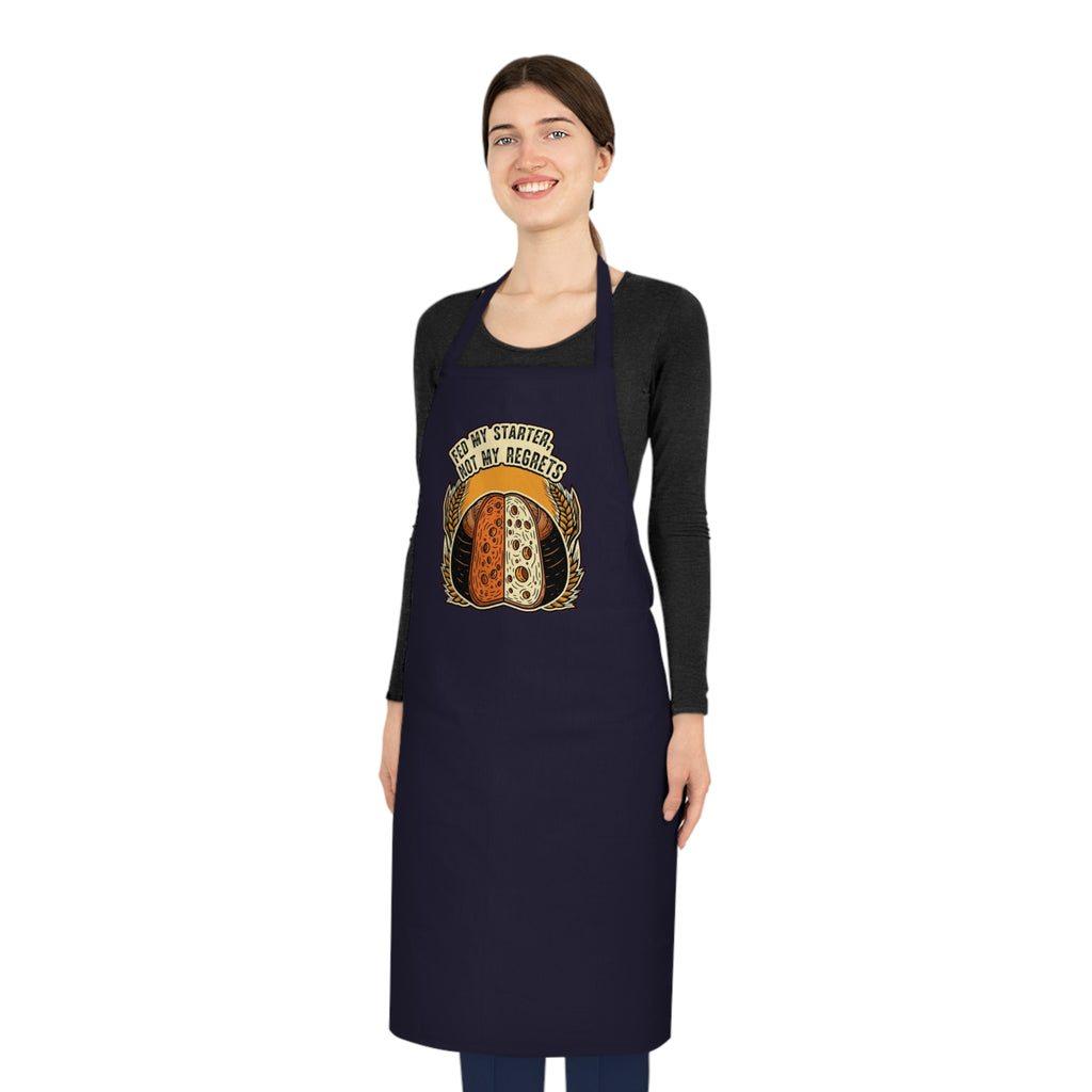 Sourdough Bread Baking Obsessives Apron | Funny Baker Gift Cotton Apron