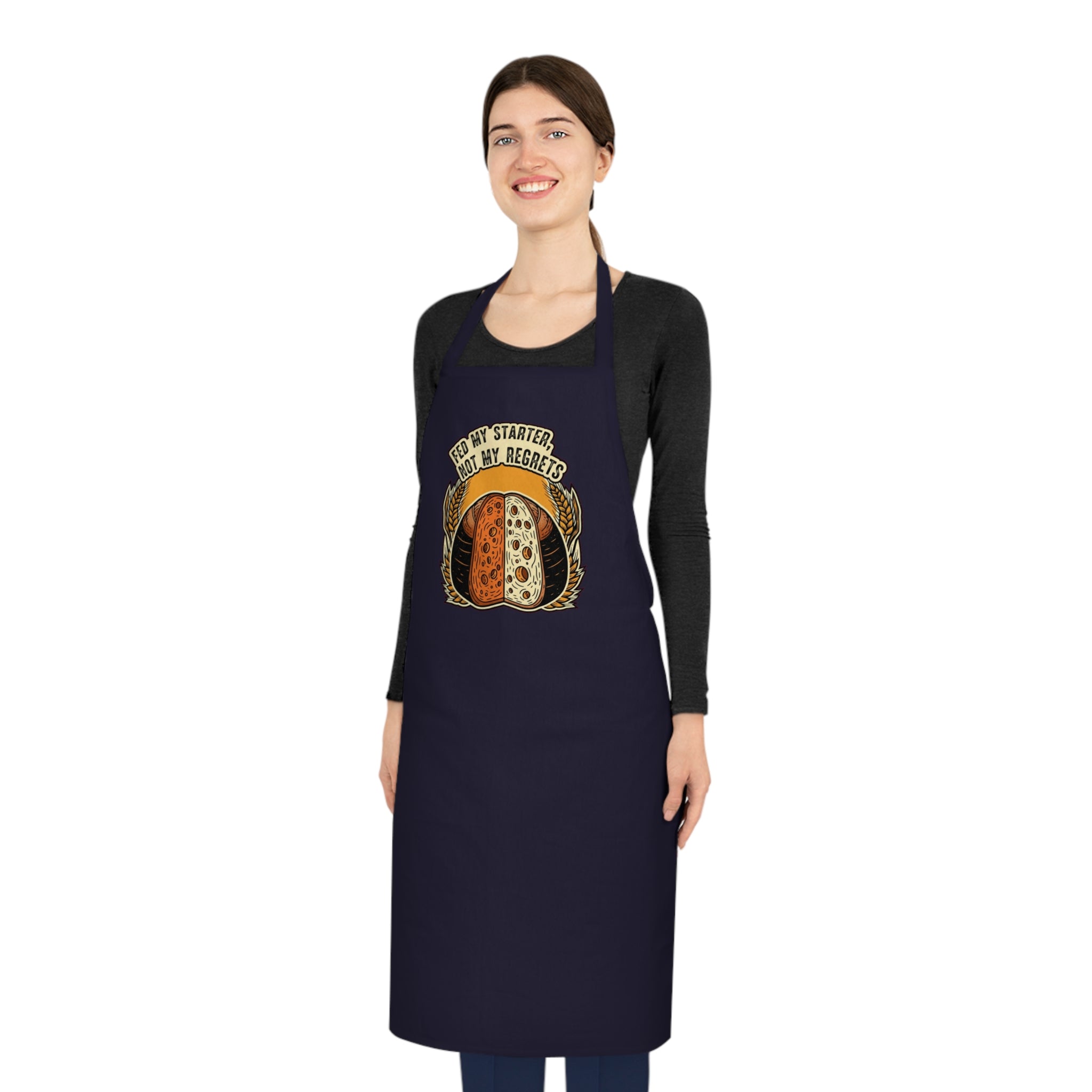 Sourdough Bread Baking Obsessives Apron | Funny Baker Gift Cotton Apron