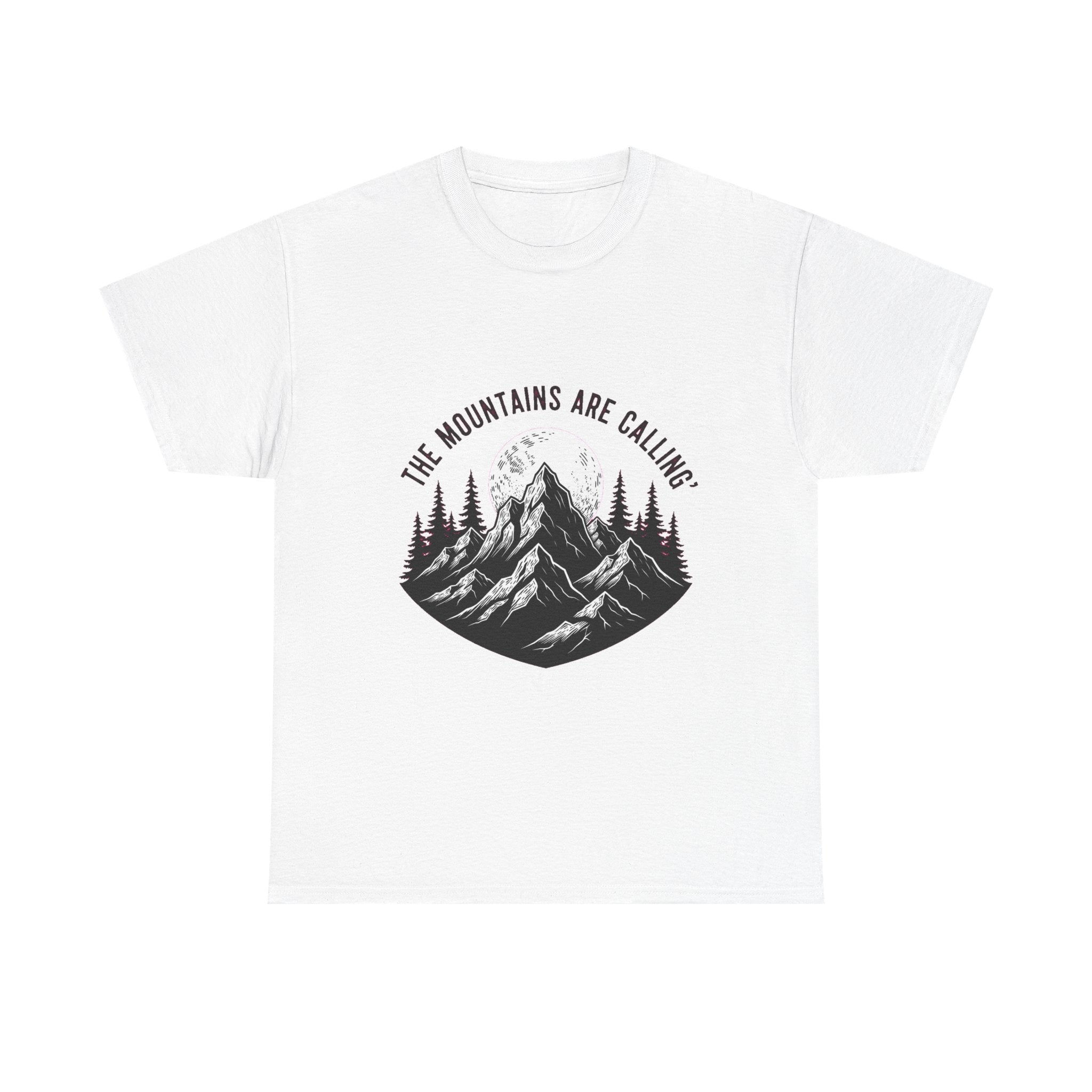 Gothic Mountain T-Shirt | Dark Nature Apparel | Woodcut Peak Tee