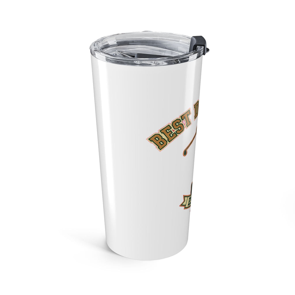 Golf Dad Tumbler - Vintage Golfer Silhouette Insulated Cup Gift