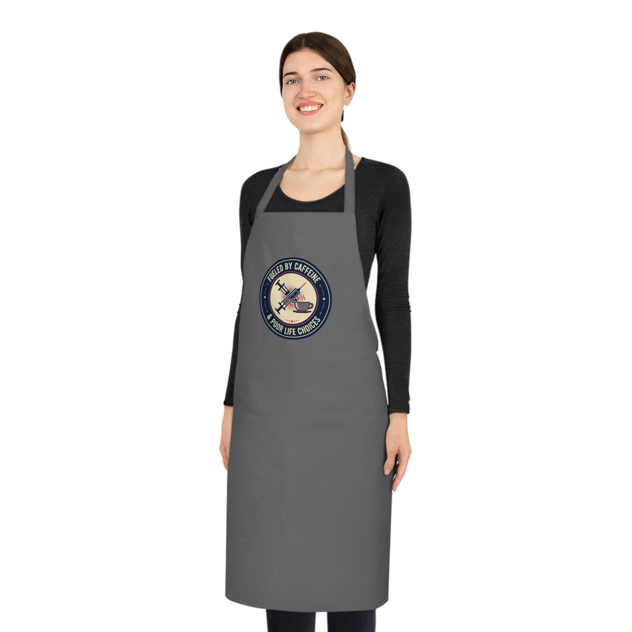 Funny Nurse Apron | Dark Humor Medical Worker Gift | Retro Badge Design