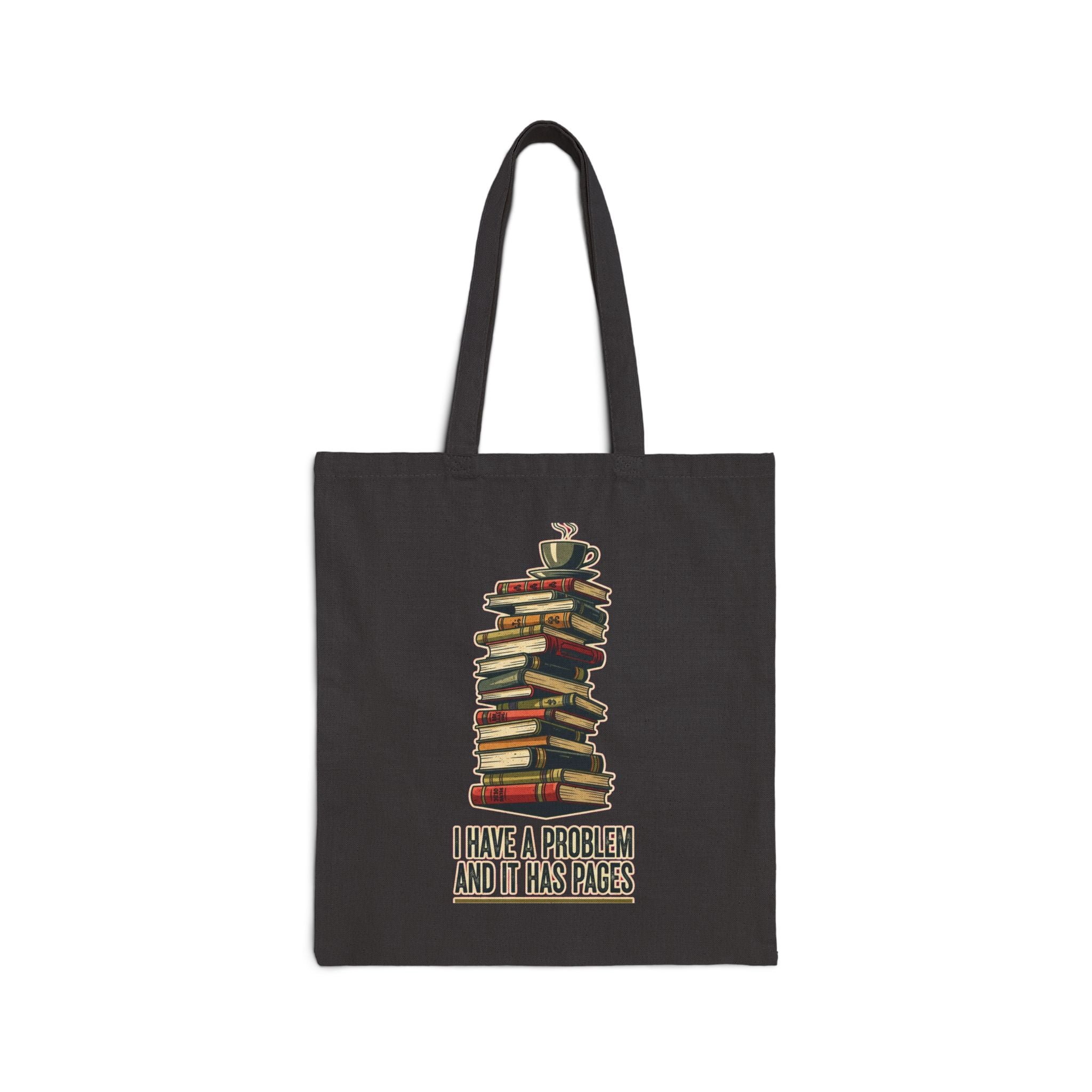 Funny Book Lover Tote Bag | Sarcastic Bookworm Gift | Dark Humor Reader Bag