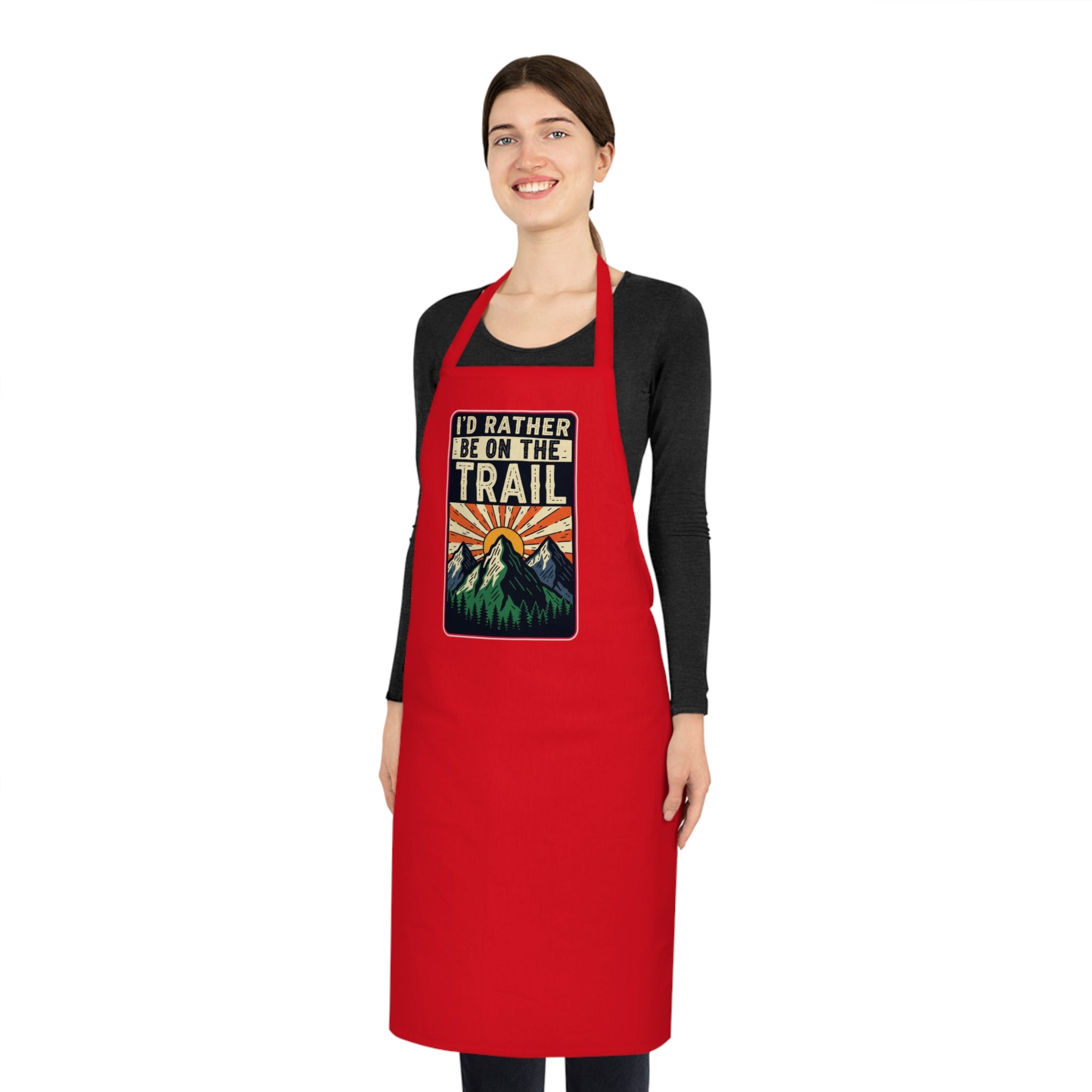 Hiking Apron | Outdoor Adventure Cooking Apron | Campfire Chef Gift