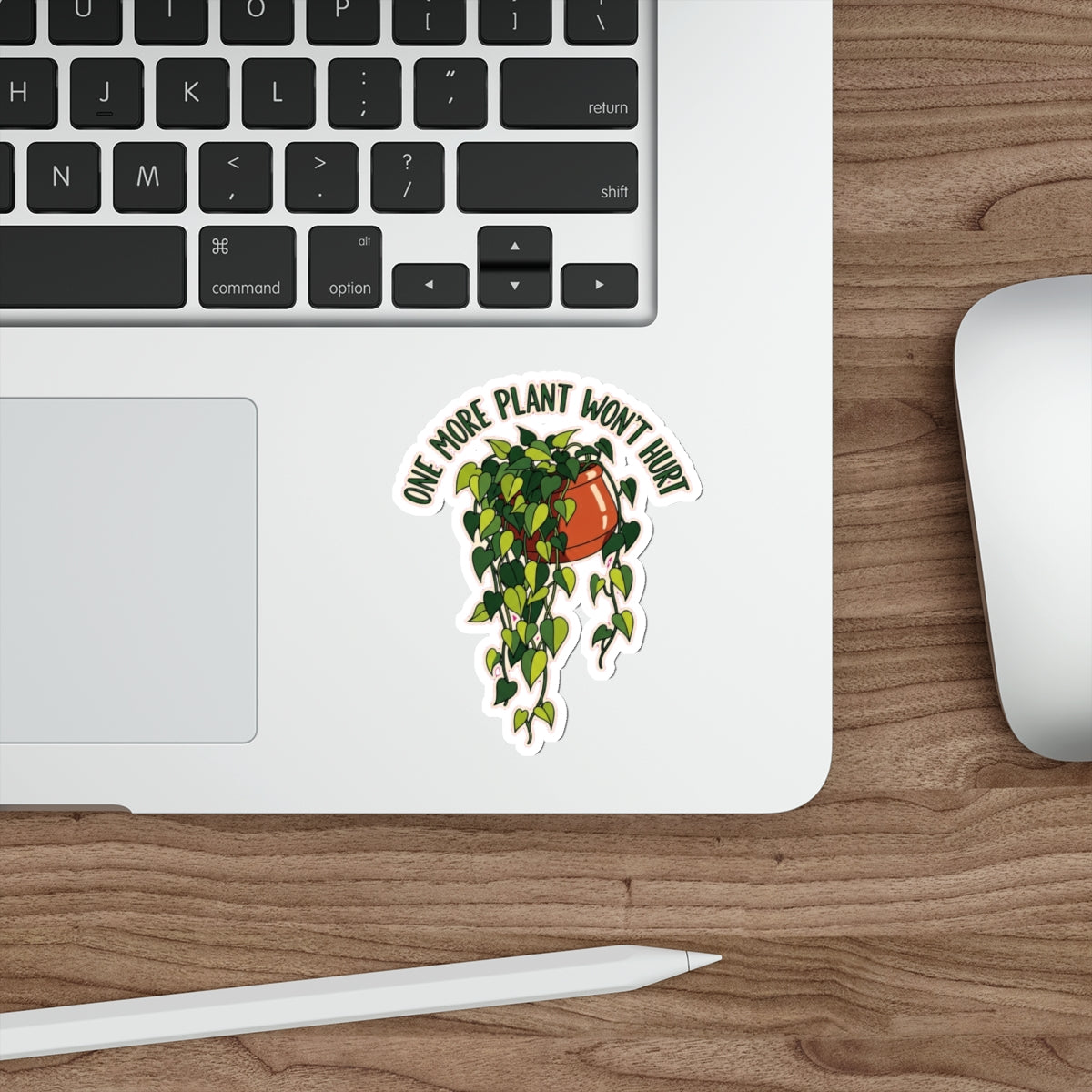 Plant Mom Sticker | Funny Pothos Plant Lover Vinyl Decal for Water Bottle