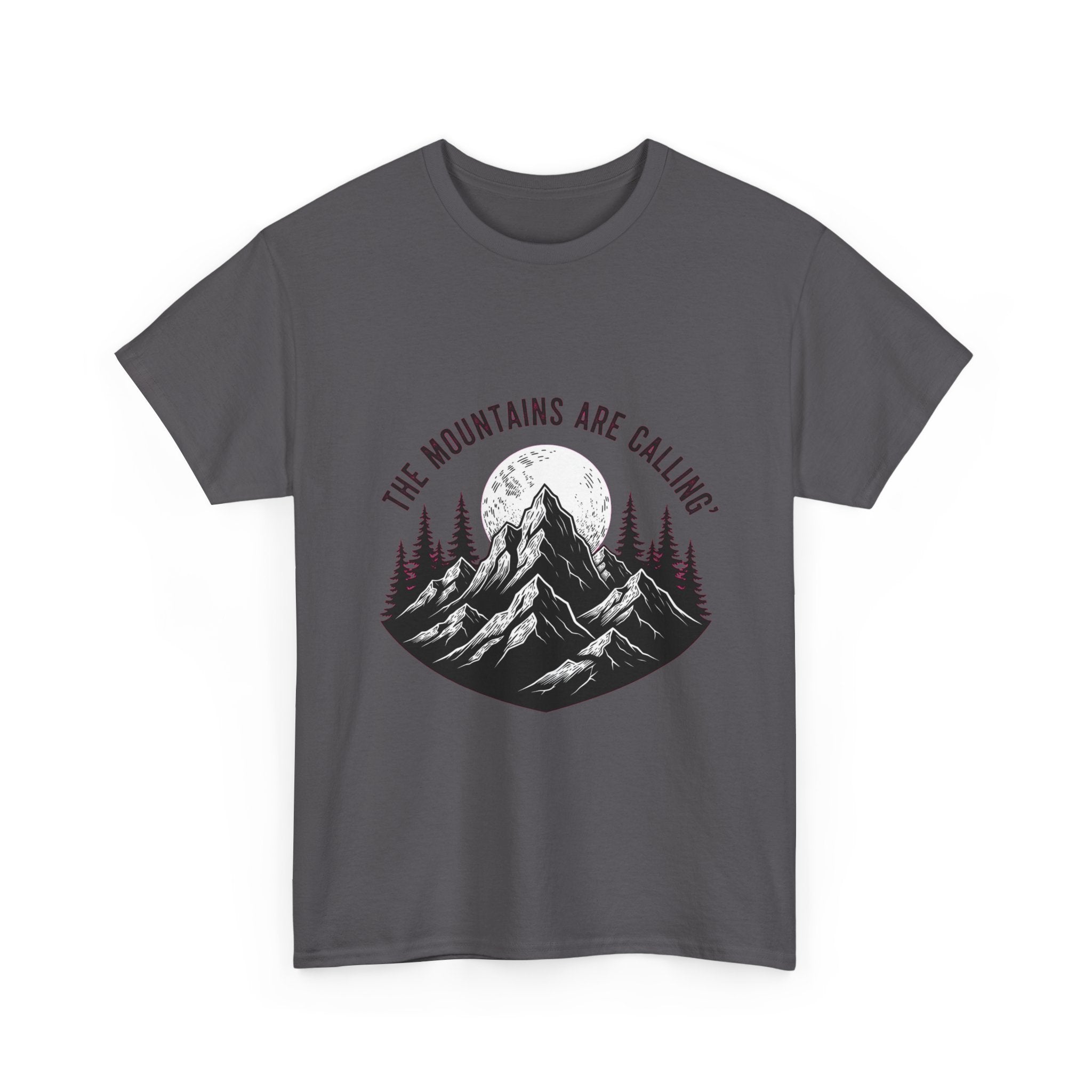 Gothic Mountain T-Shirt | Dark Nature Apparel | Woodcut Peak Tee