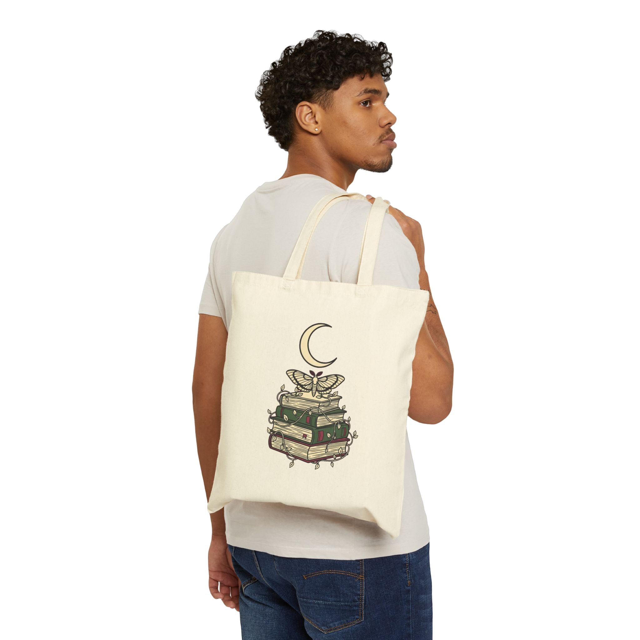 BookTok Witch Tote Bag | Dark Fantasy Reader Gift | Witchy Book Lover Aesthetic