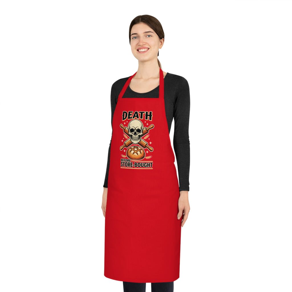 Funny Baker Dark Humor Cotton Apron | Sourdough Gift for Bread Makers