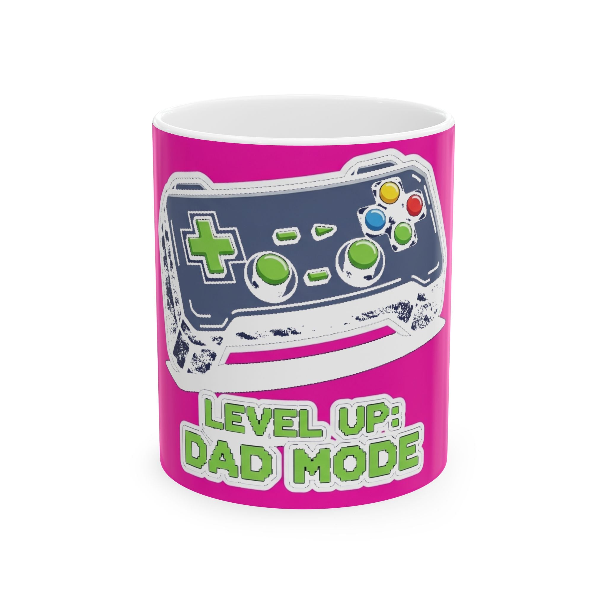 Gamer Dad Retro Pixel Art Coffee Mug - Funny Gaming Dad Gift
