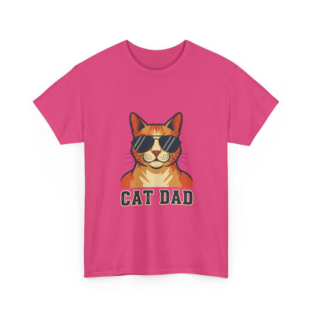 Cat Dad Pride Vintage Aviator T-Shirt | Funny Gift for Cat Dads