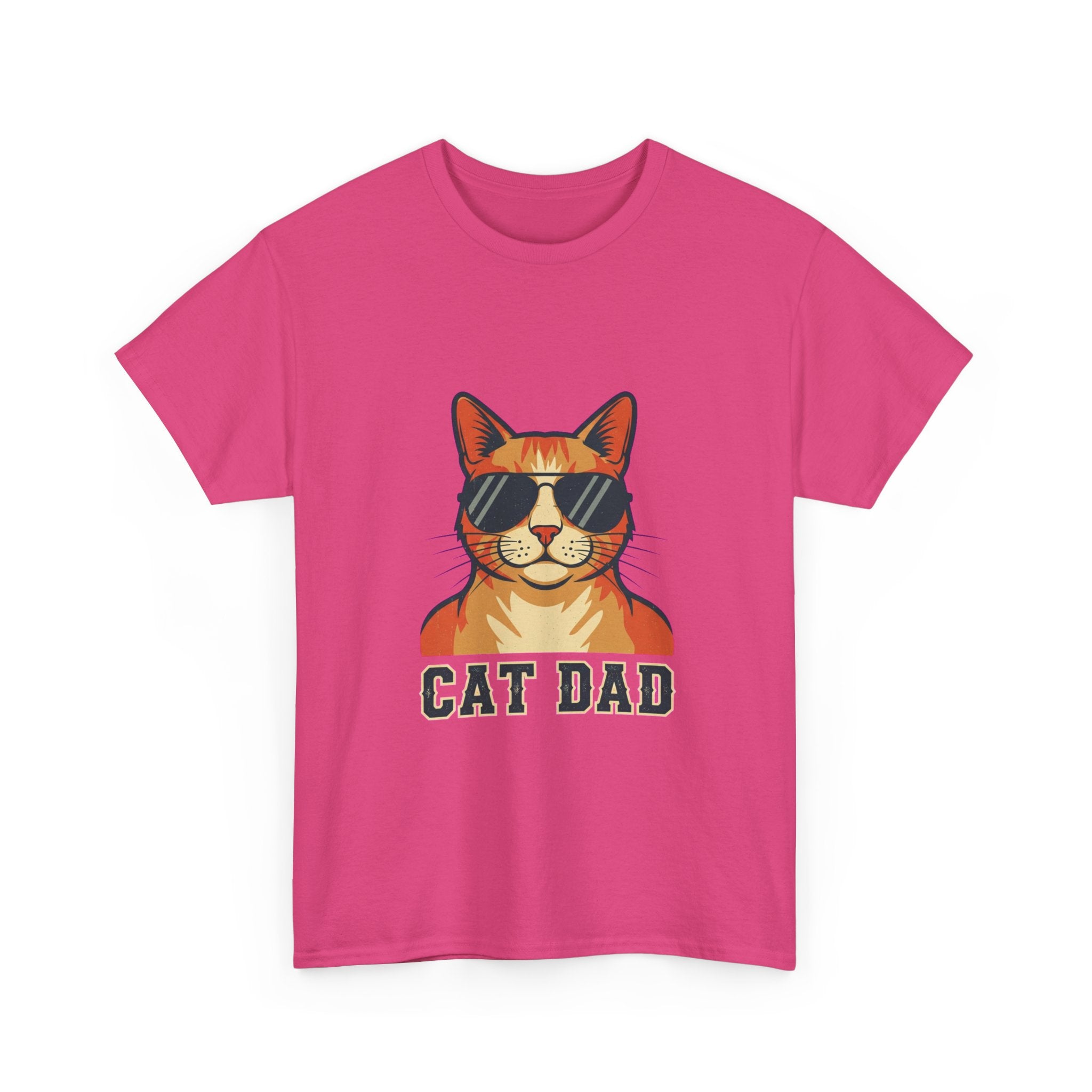 Cat Dad Pride Vintage Aviator T-Shirt | Funny Gift for Cat Dads