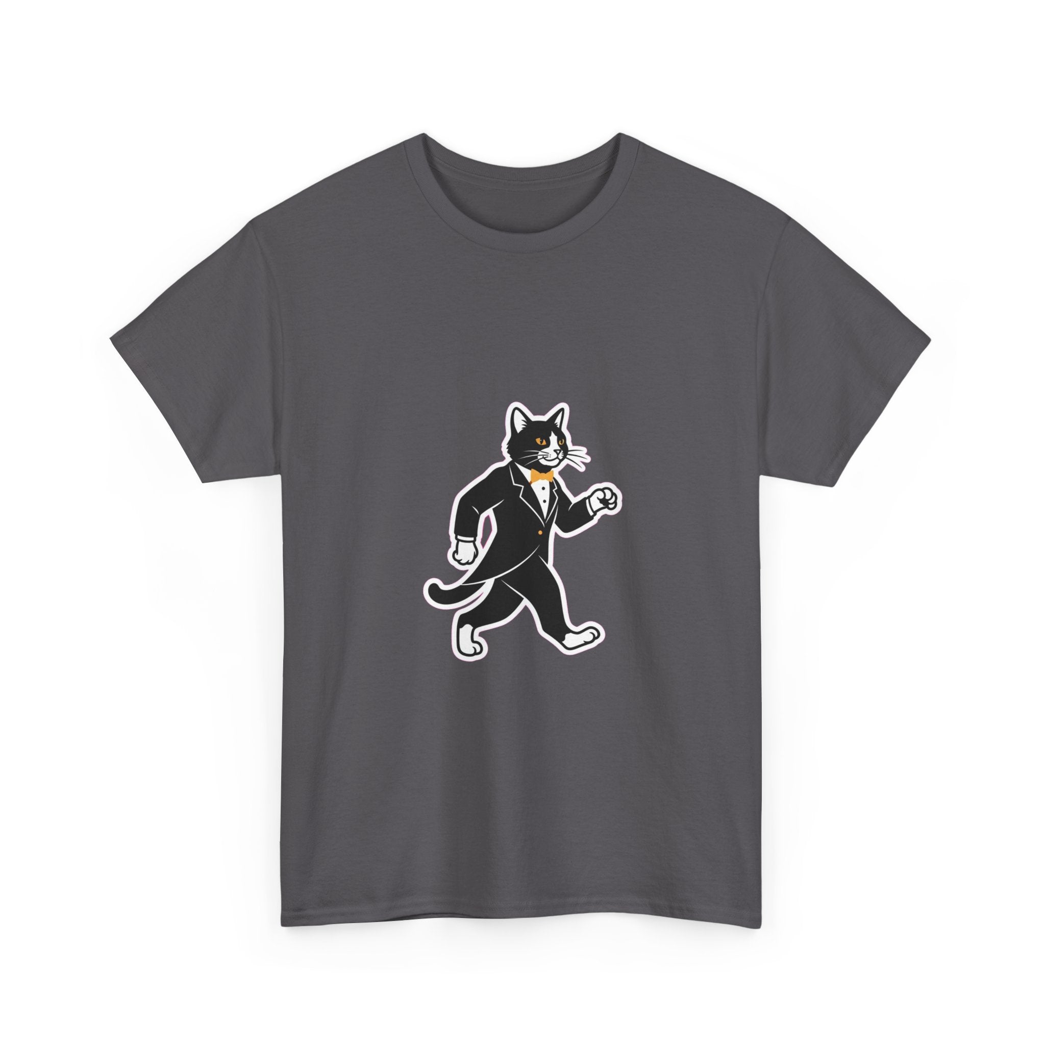 Tuxedo Cat Swagger T-Shirt | Funny Black & White Cat Art Tee for Cat Lovers