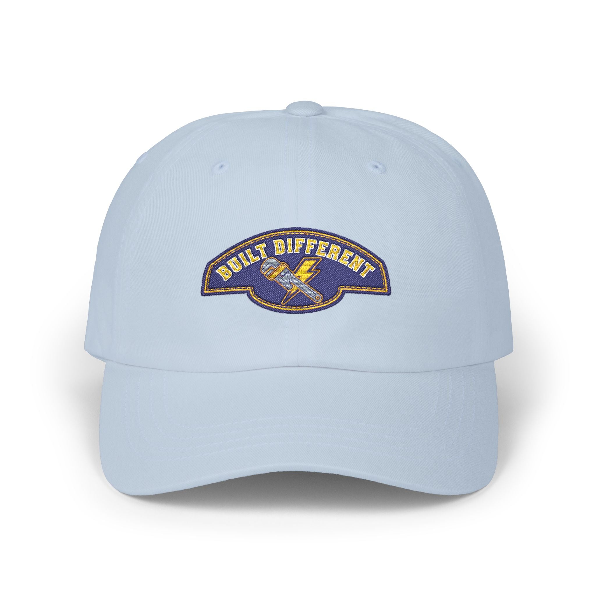 Trades Dad Cap - Blue Collar Embroidered Hat for Plumbers, Electricians & HVAC