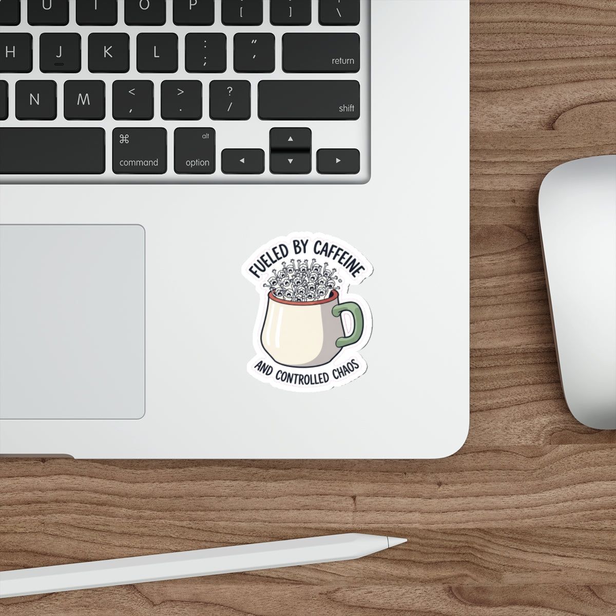 Funny Teacher Sticker - Screaming Students Coffee Mug Sarcastic Classroom Decal