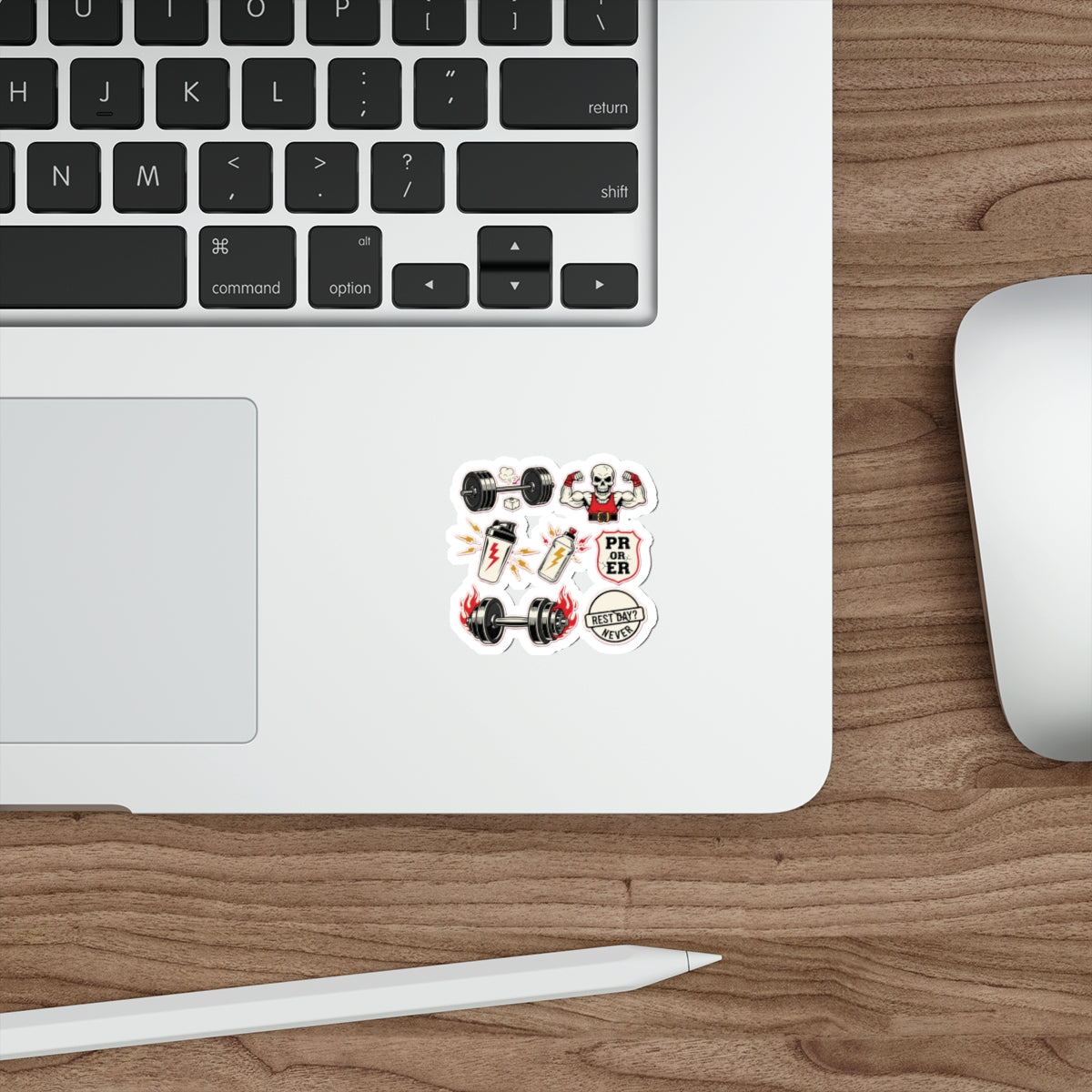 Gym Rat Fitness Sticker Pack | Weightlifting CrossFit Bold Vintage Design