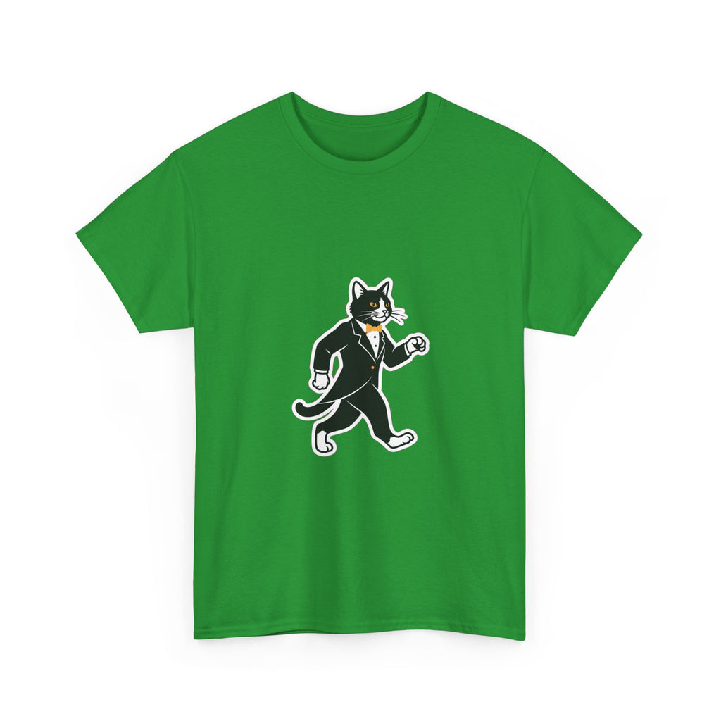 Tuxedo Cat Swagger T-Shirt | Funny Black & White Cat Art Tee for Cat Lovers