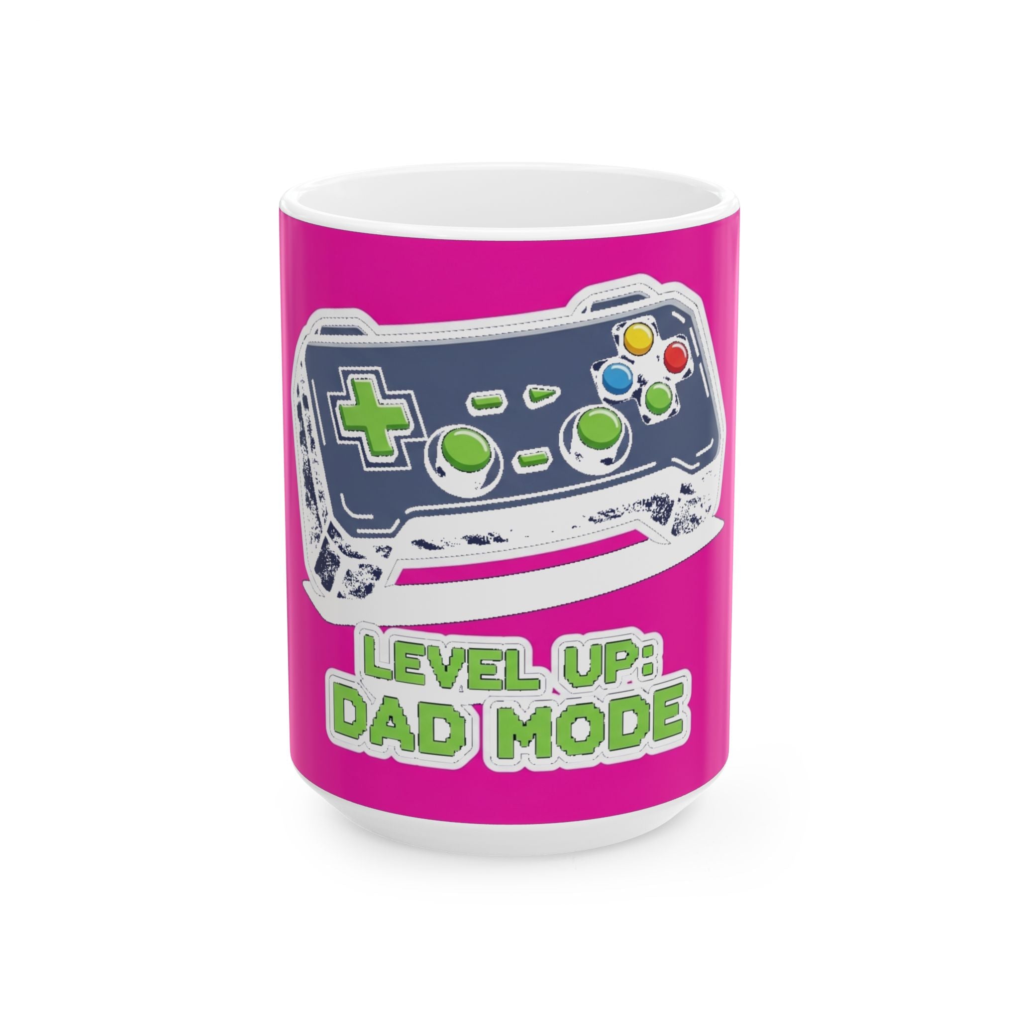 Gamer Dad Retro Pixel Art Coffee Mug - Funny Gaming Dad Gift